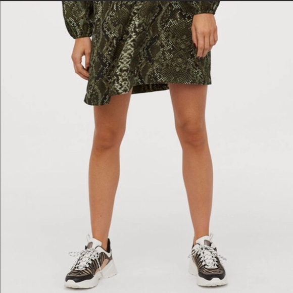 H&M Chunky Animal Print Sneakers 8.5 - Picture 5 of 12